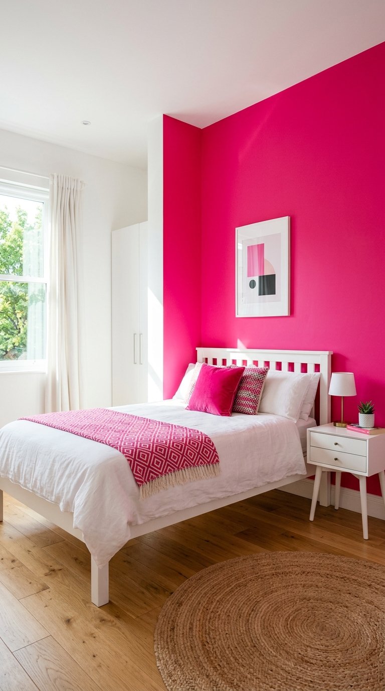 Bold Two-Tone Color on the Walls