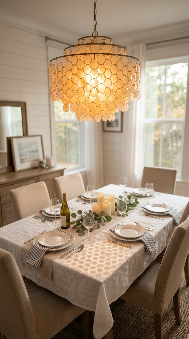 Capiz Shell Chandelier