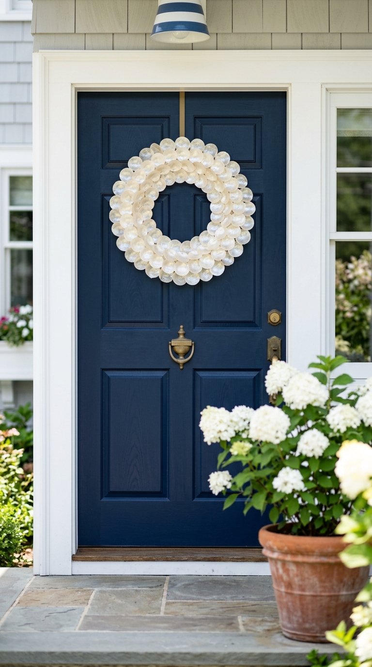 Capiz Shell Wreath for the Front Door
