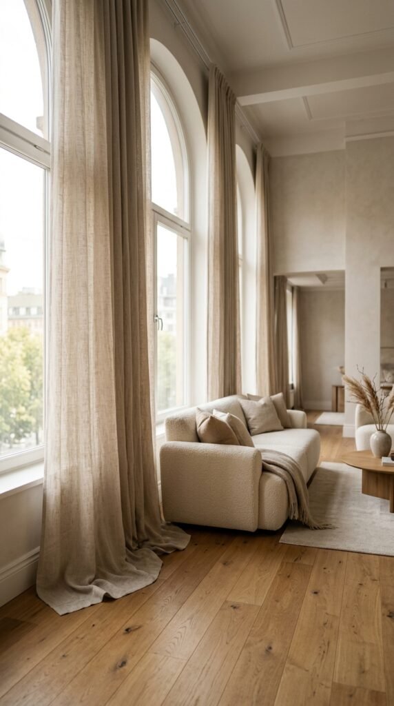 Choose Curtains That Reach the Ceiling