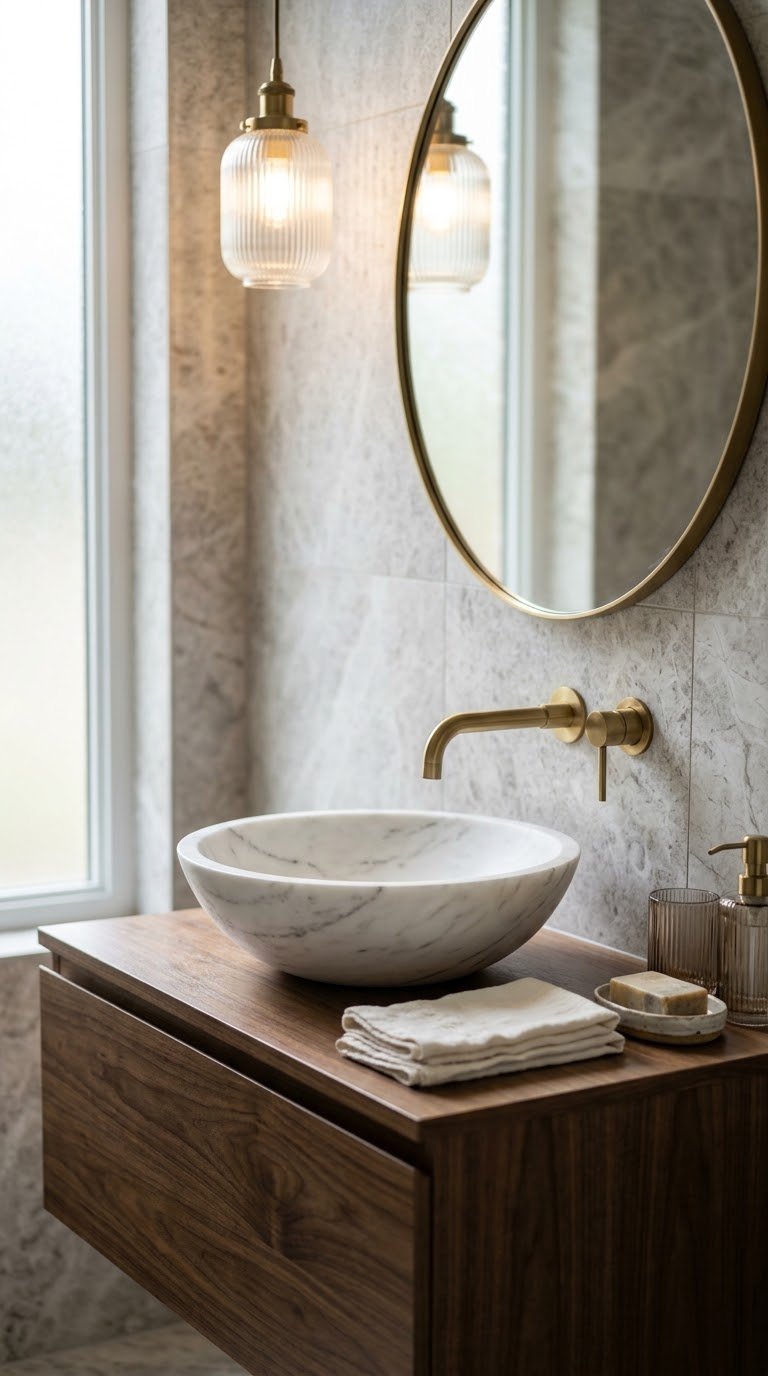 Choose a Vessel Sink for Sculptural Impact