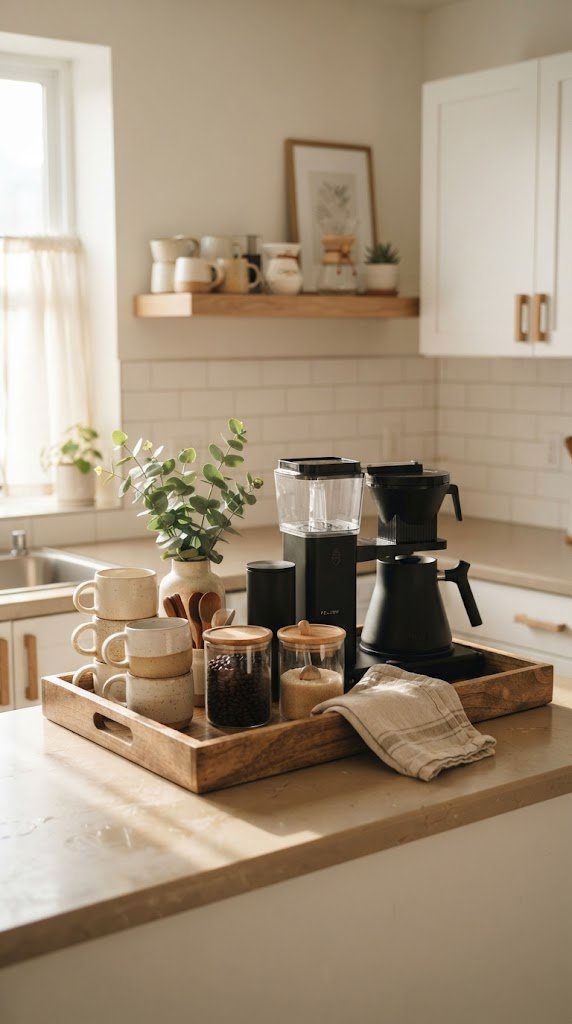 Create a Coffee Station in the Kitchen