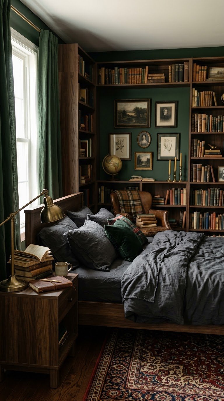 Dark Academia Bedroom Aesthetic