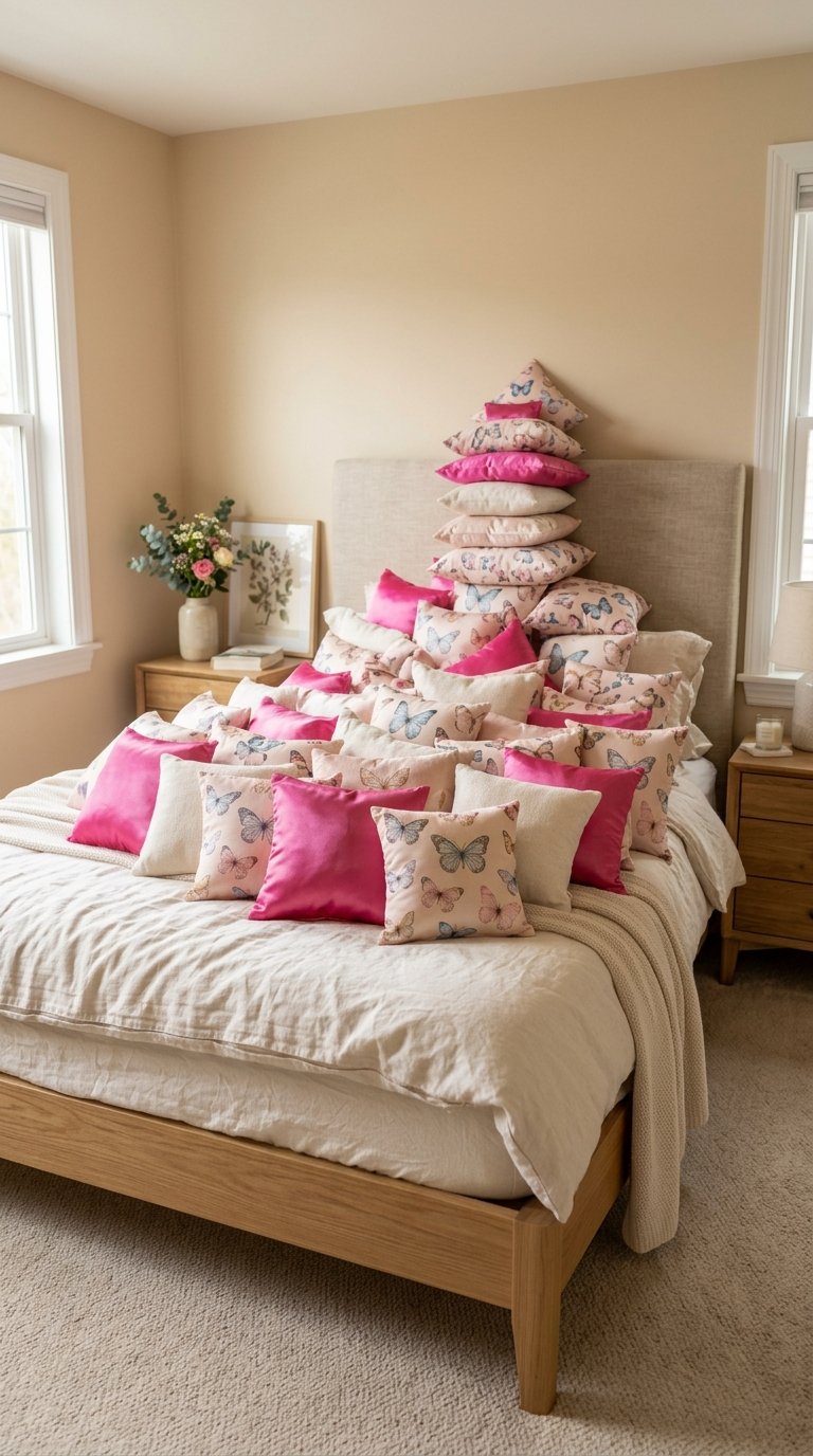 Daybed With Tons of Decorative Pillows