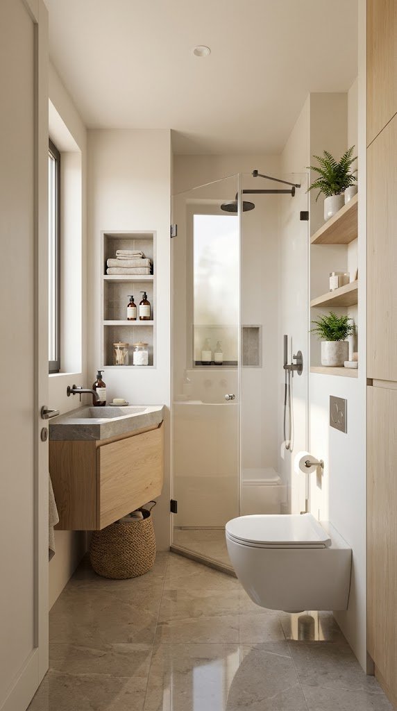 Design a Bathroom Pod for a Small Base