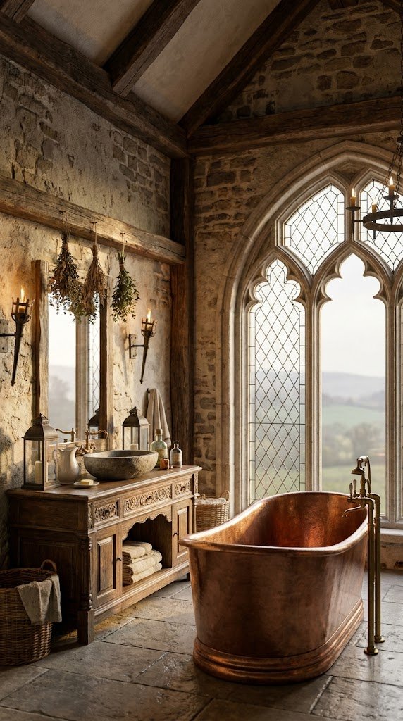 Design a Medieval or Castle Bathroom