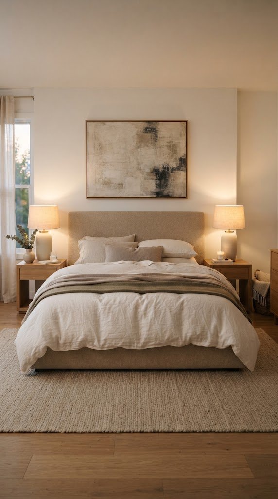 Frame Your Bed With Matching Bedside Lamps