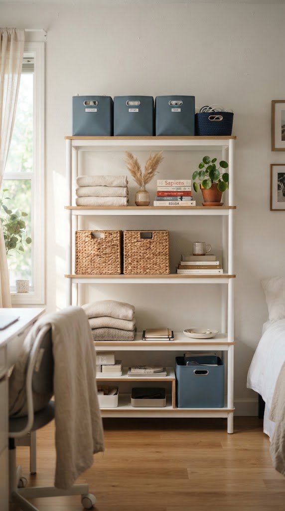 Get Blue Storage Bins and Baskets for Shelf Organization