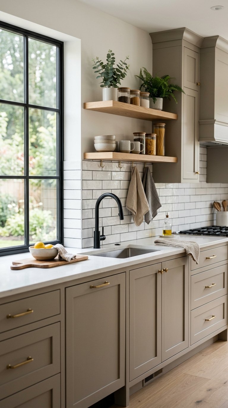 Greige Cabinets
