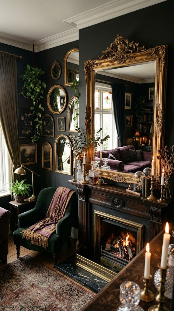 Incorporate Mirrors With Ornate or Unusual Frames