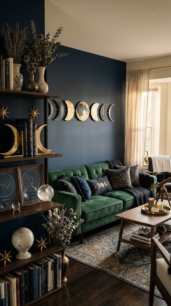 Incorporate Moon Phase and Celestial Motifs