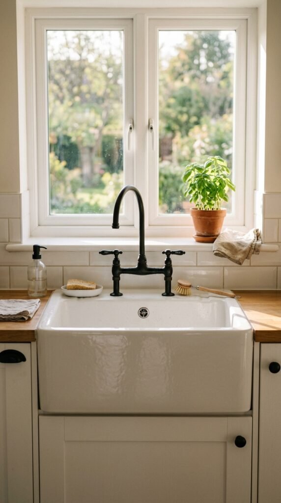 Install a Farmhouse Apron-Front Sink