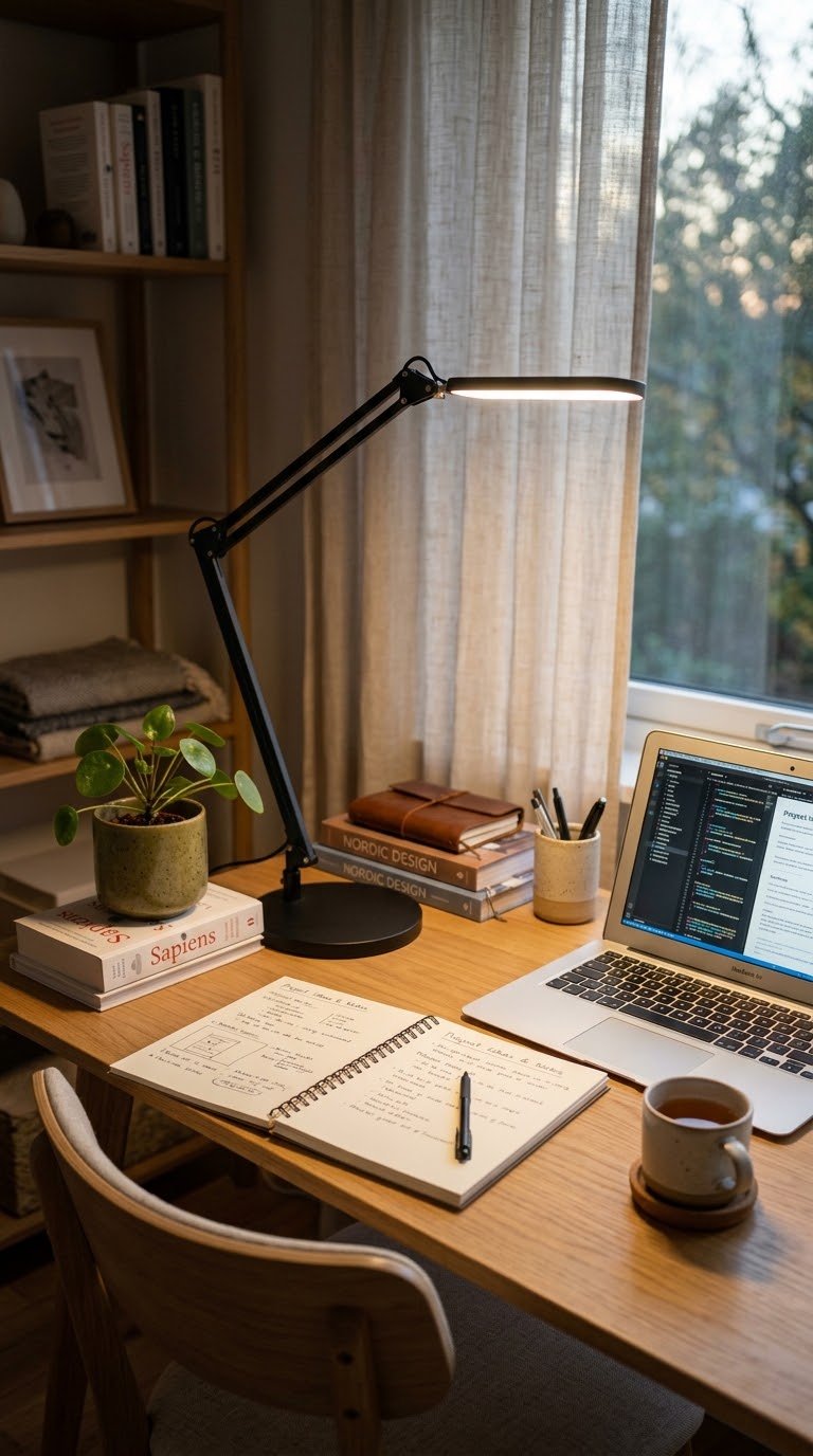 Invest in a Proper Desk Lamp With Adjustable Color Temperature