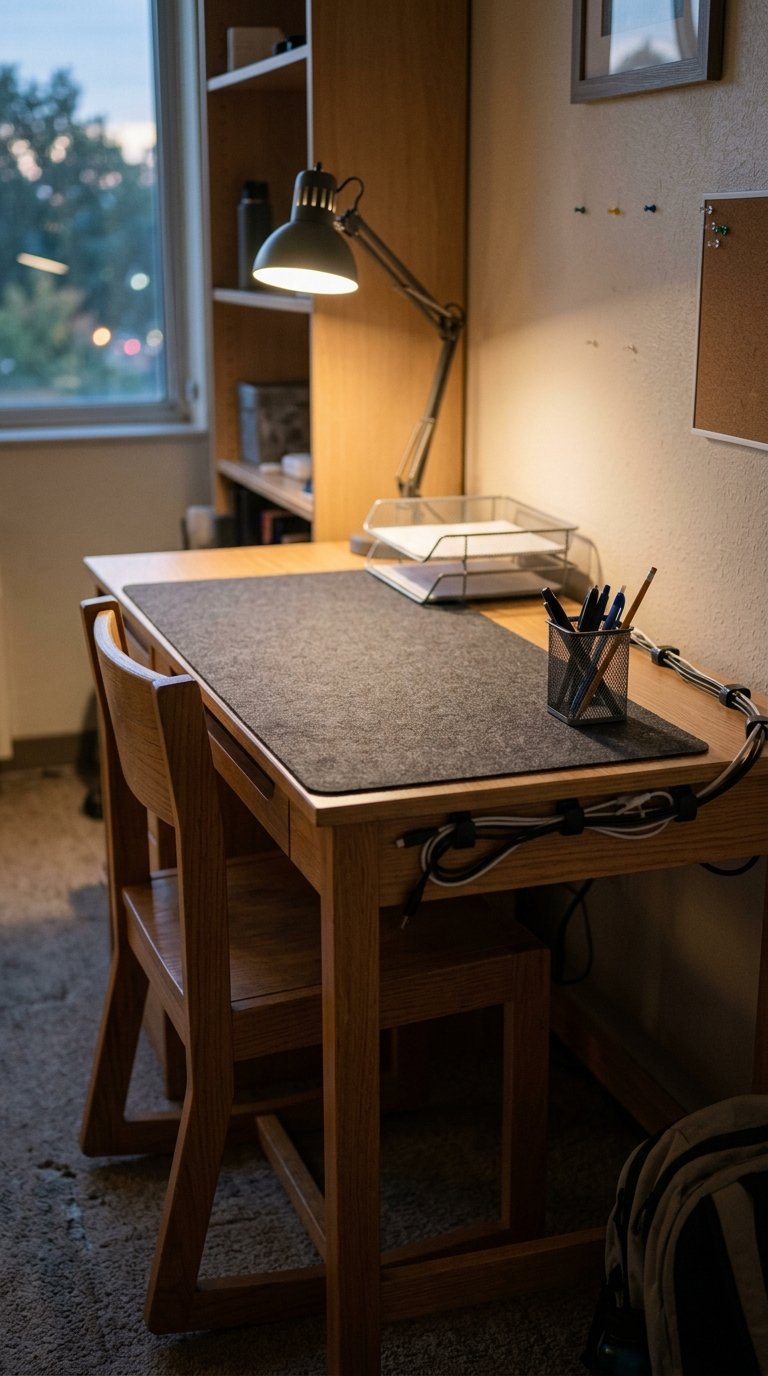 Keep the Desk Clear at the End of Every Study Session