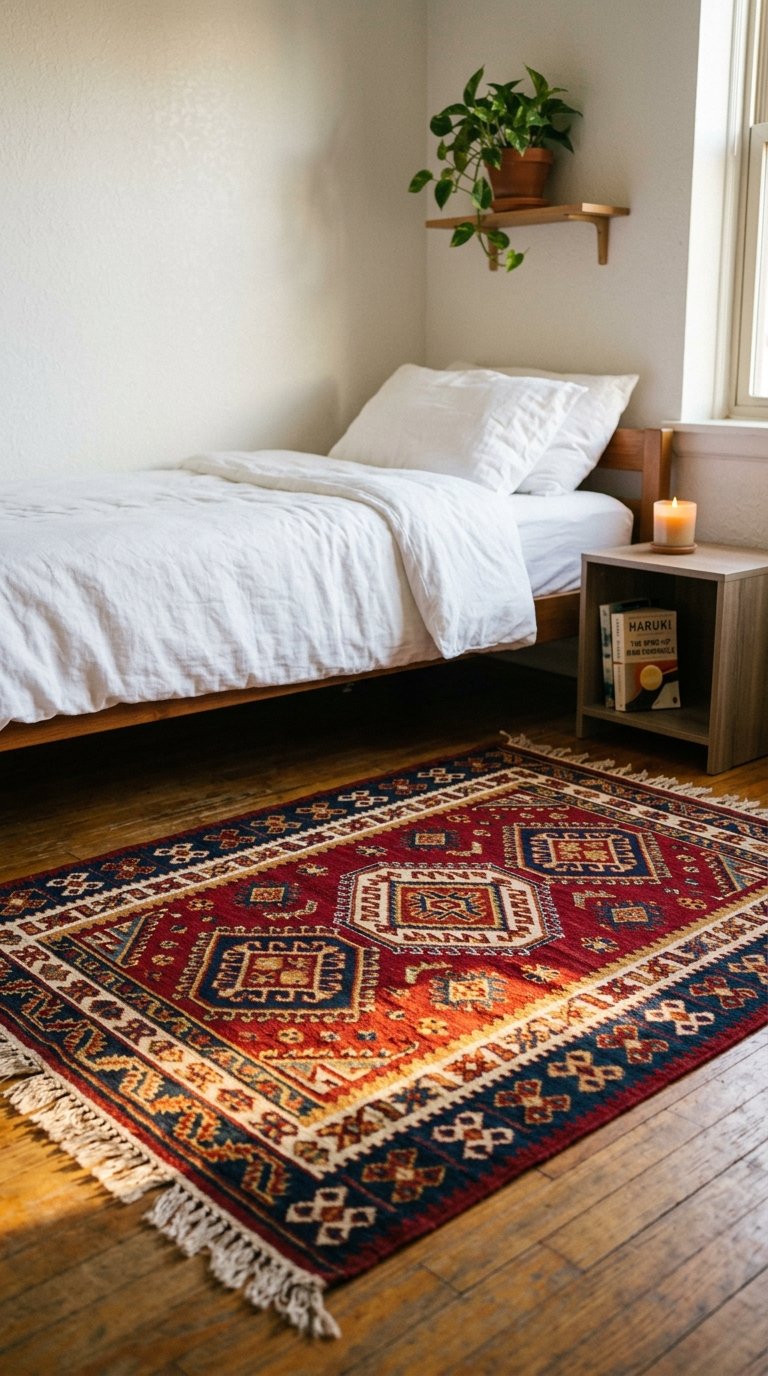 Kilim Turkish-Style Flat Weave Rug 