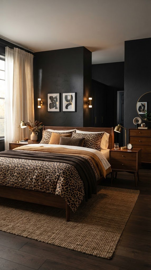 Layer Leopard Print With Black for a Bold Look