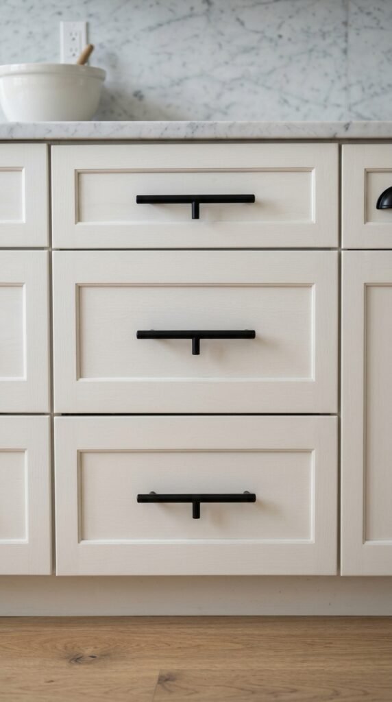 Matte Black Hardware Throughout