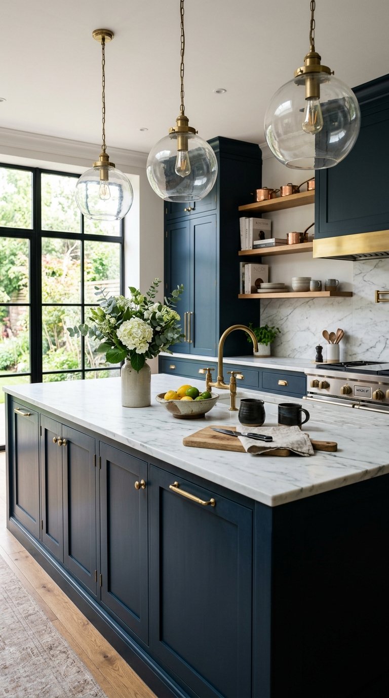 Midnight Blue Kitchen