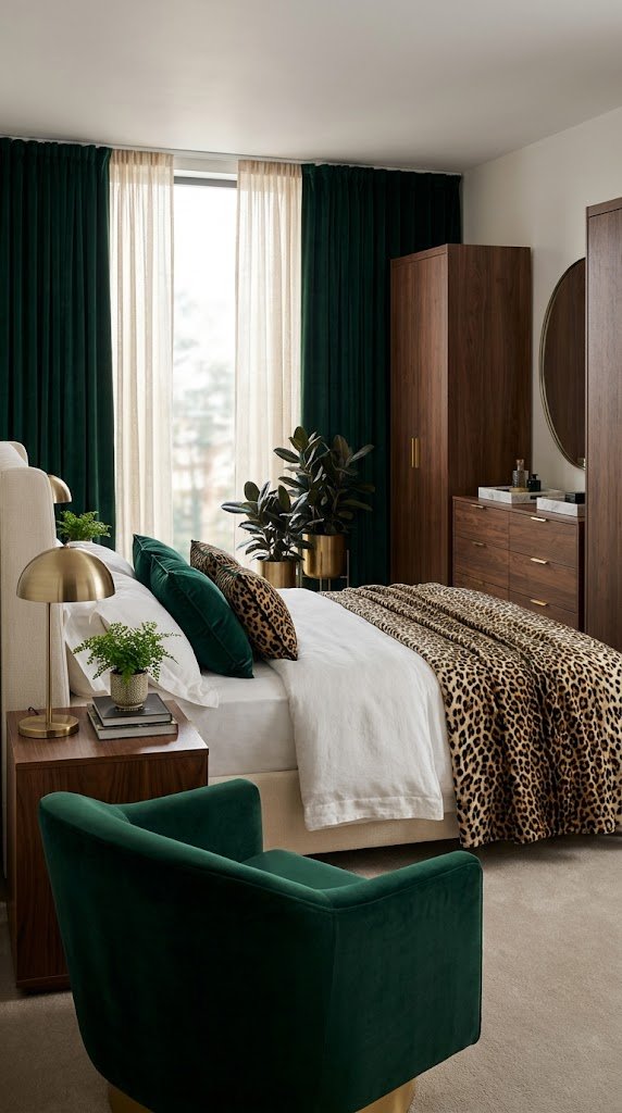 Mix Leopard Print With Deep Jewel Tones