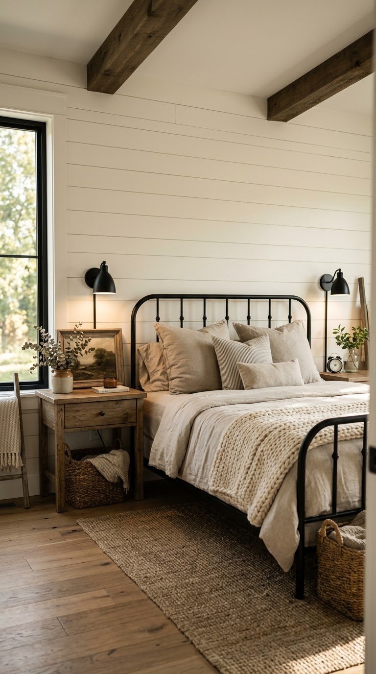 Modern Farmhouse Bedroom Aesthetic