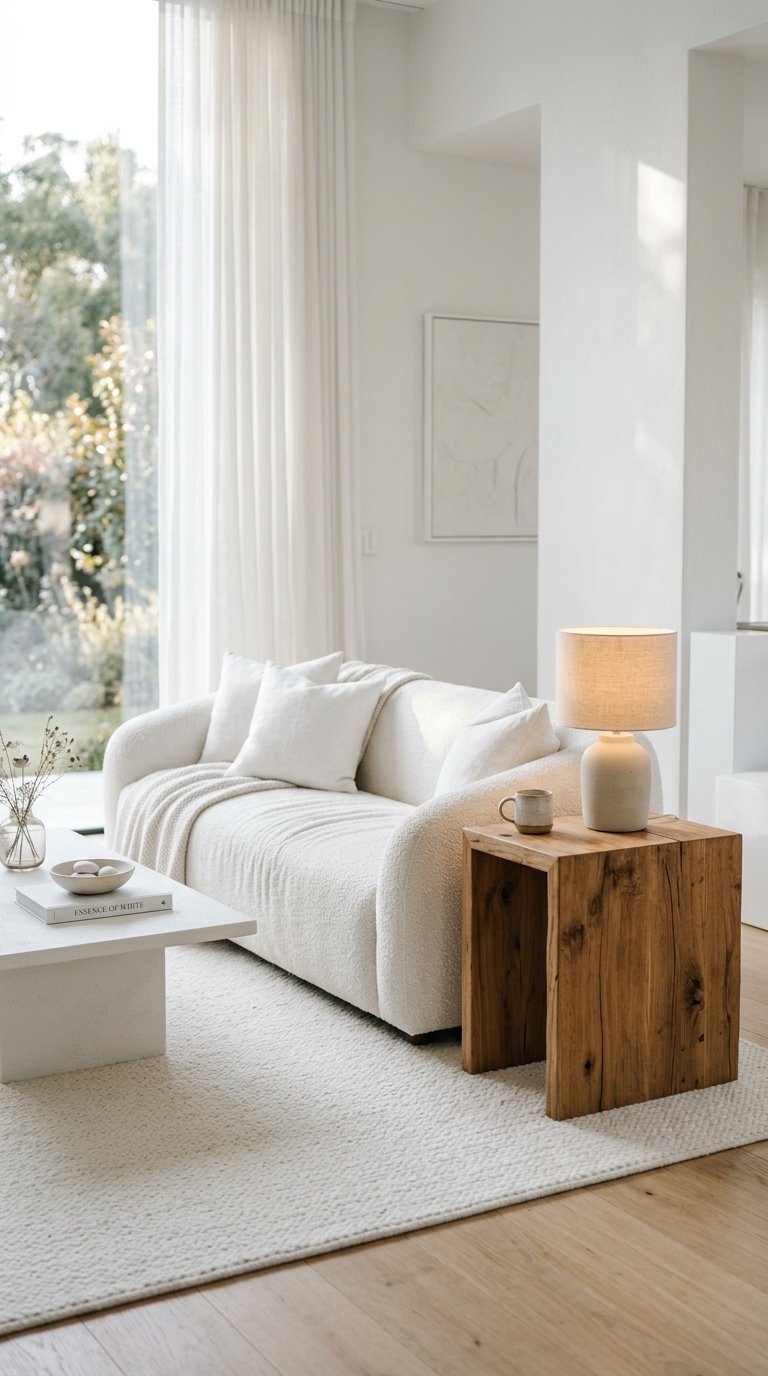 Monochromatic White Room
