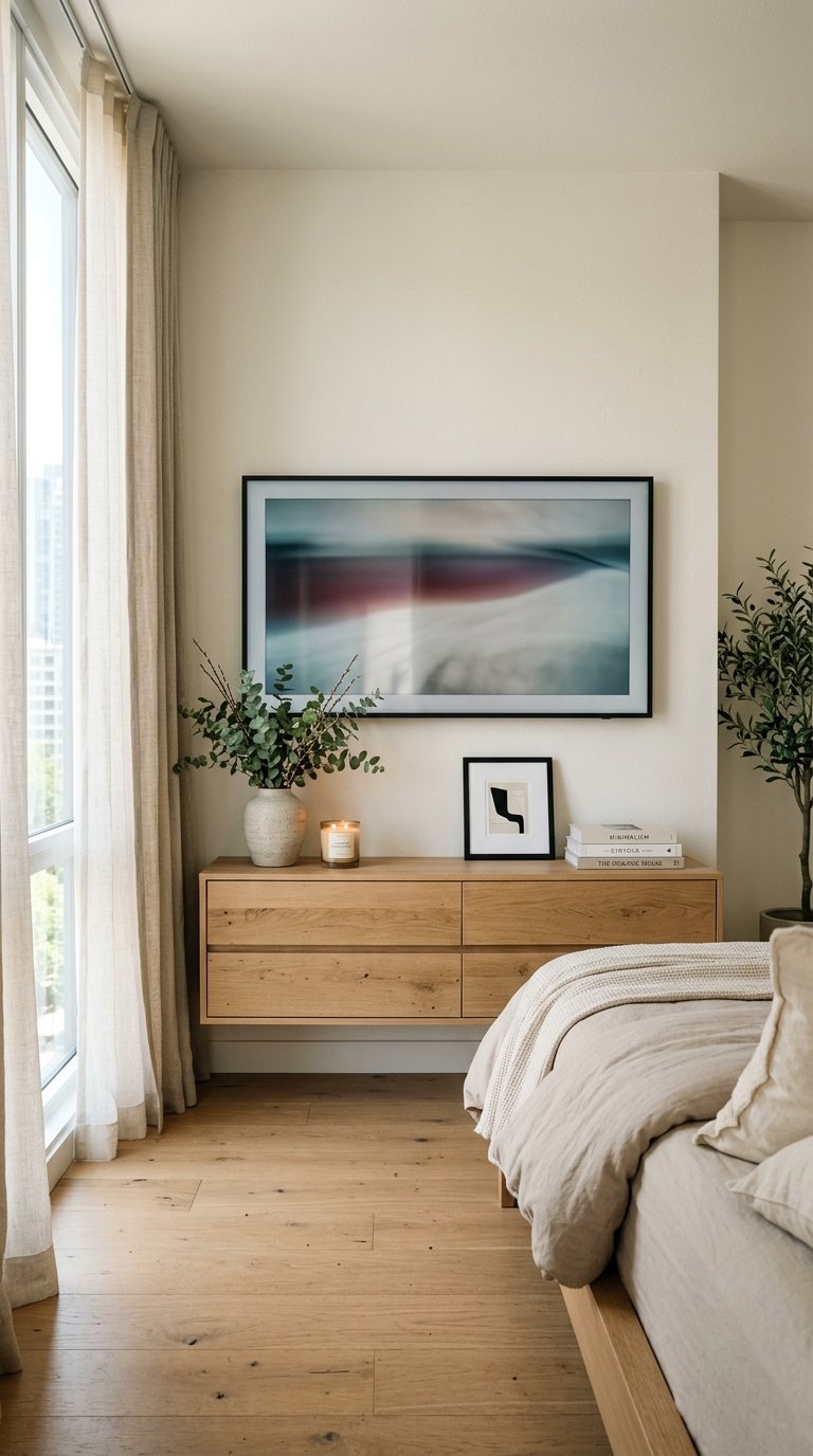 Mount a TV on the Wall to Reclaim Dresser Space