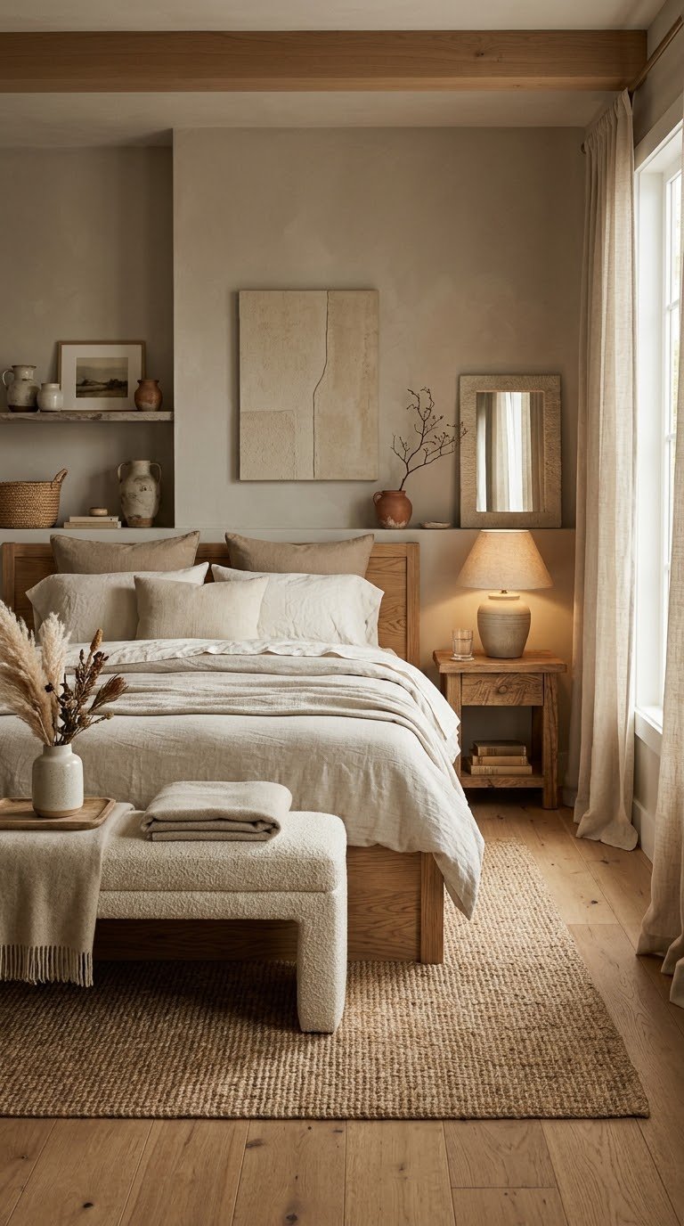 Neutral Bedroom Aesthetic