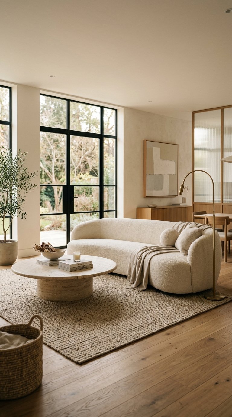 Organic Curved Sofa