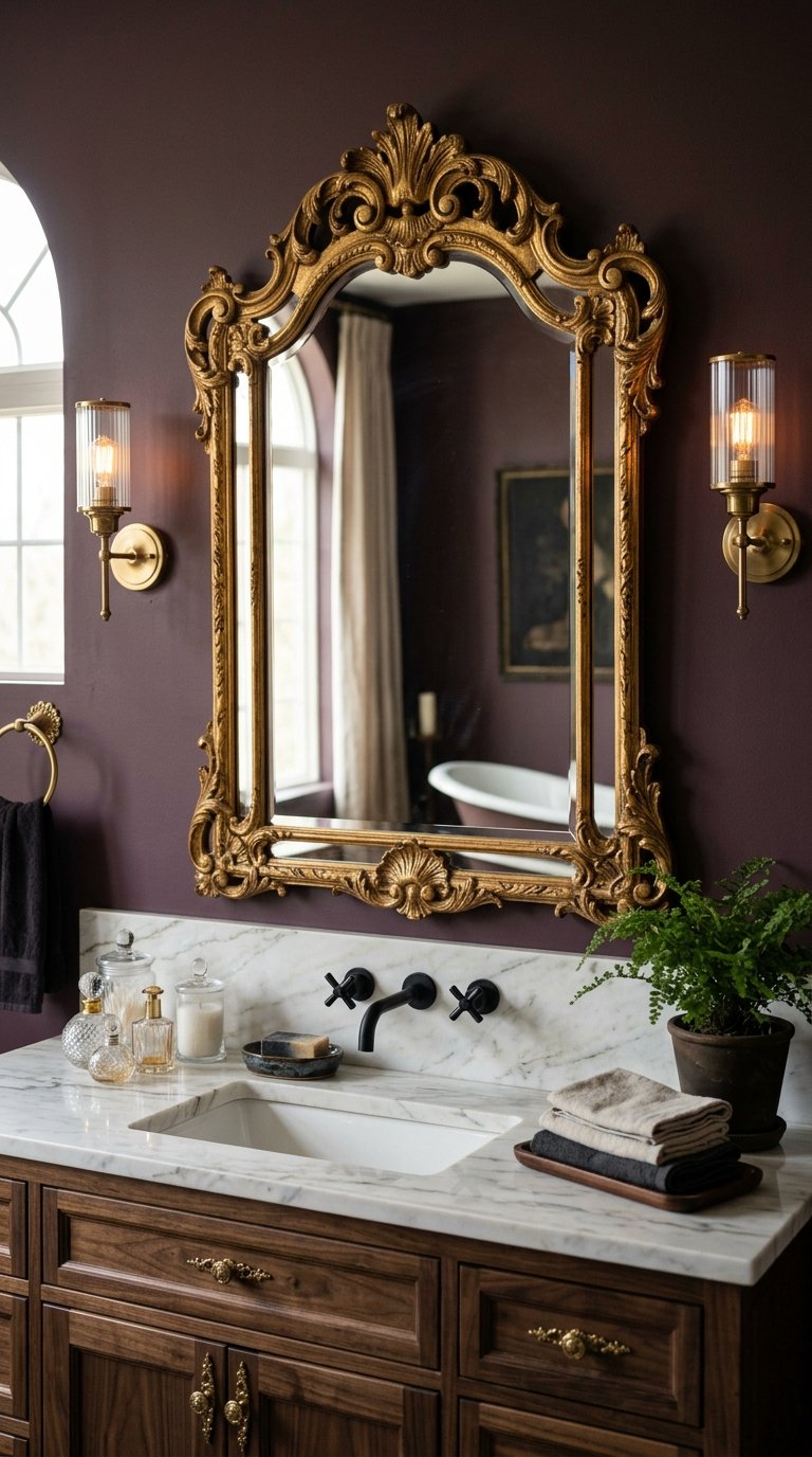 Ornate Antique Mirror