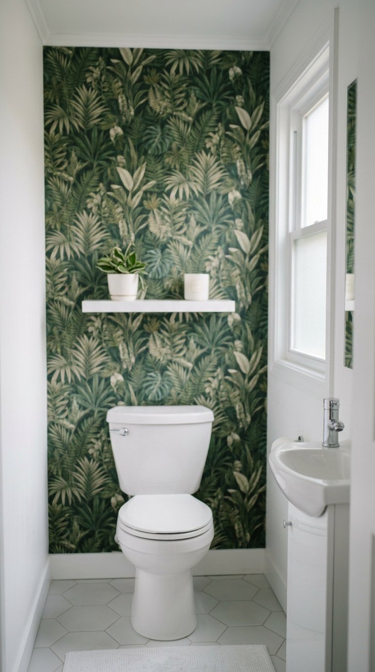 Peel-and-Stick Wallpaper Accent Wall