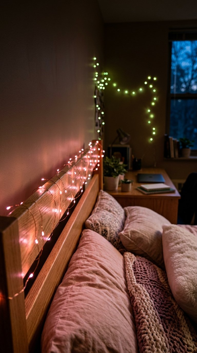 Pink and Green Fairy Lights for Ambient Glow