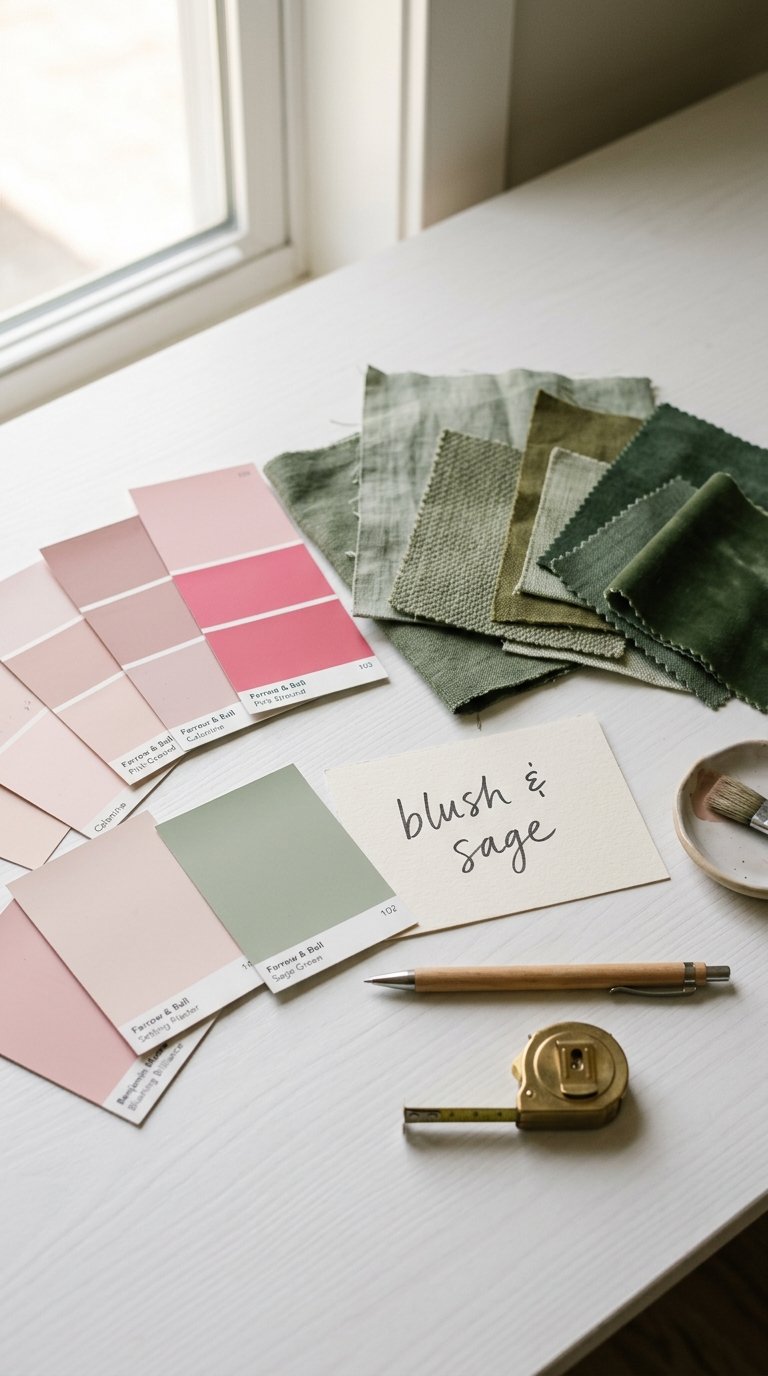 Pink and Green Tones Before Buying Anything