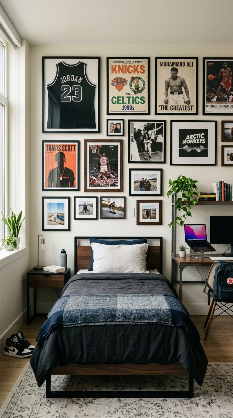Poster and Sports Gallery Wall