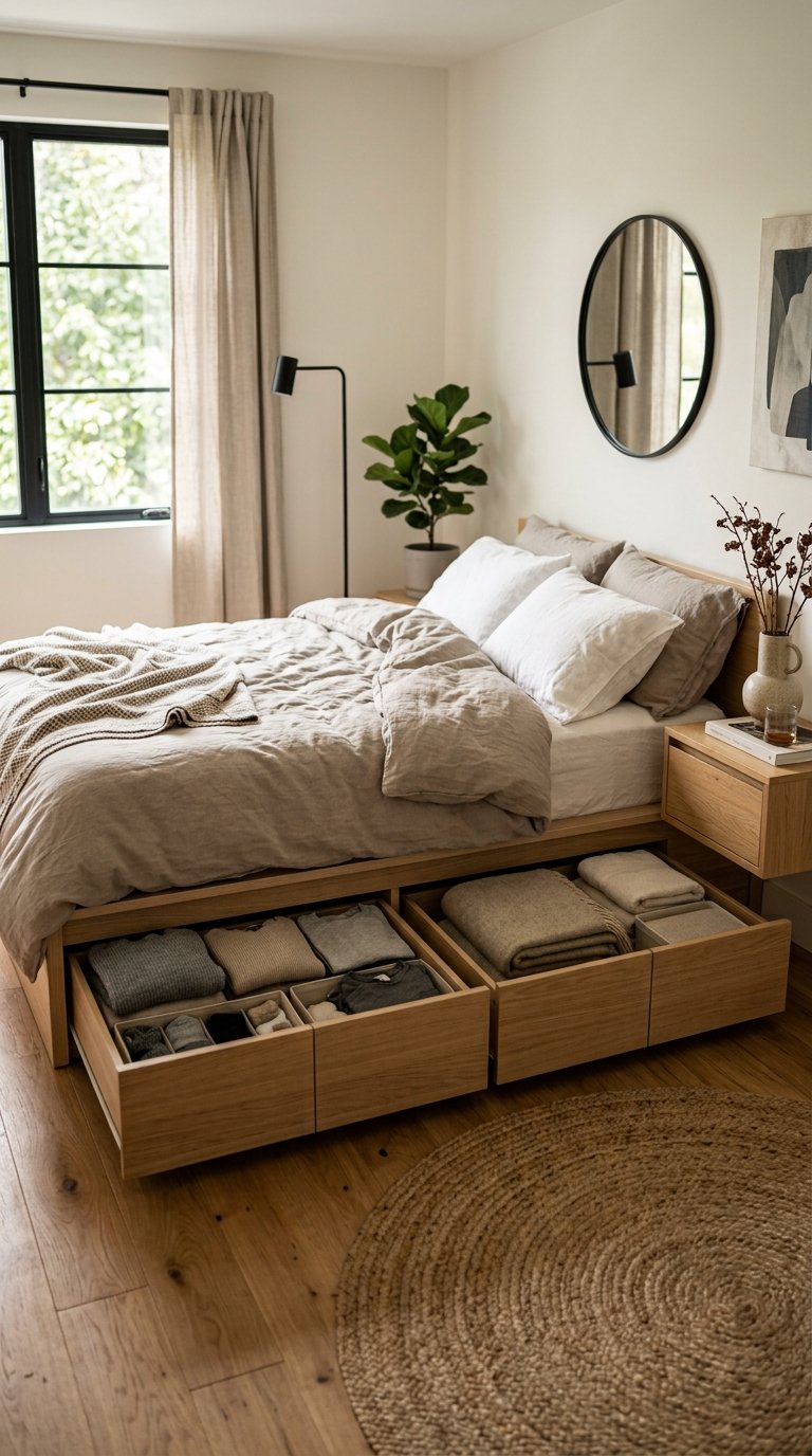 Replace a Dresser With an Under-Bed Drawer System