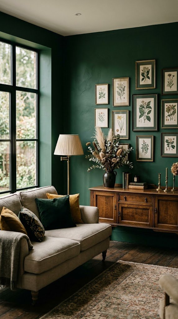 Start With a Deep, Moody Wall Color