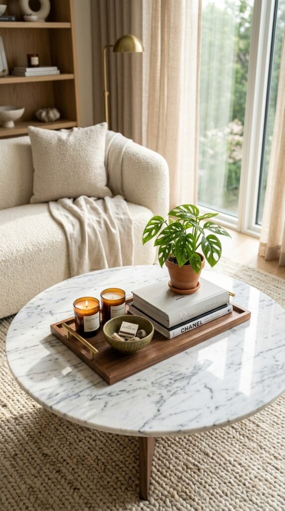 Style a Coffee Table Vignette