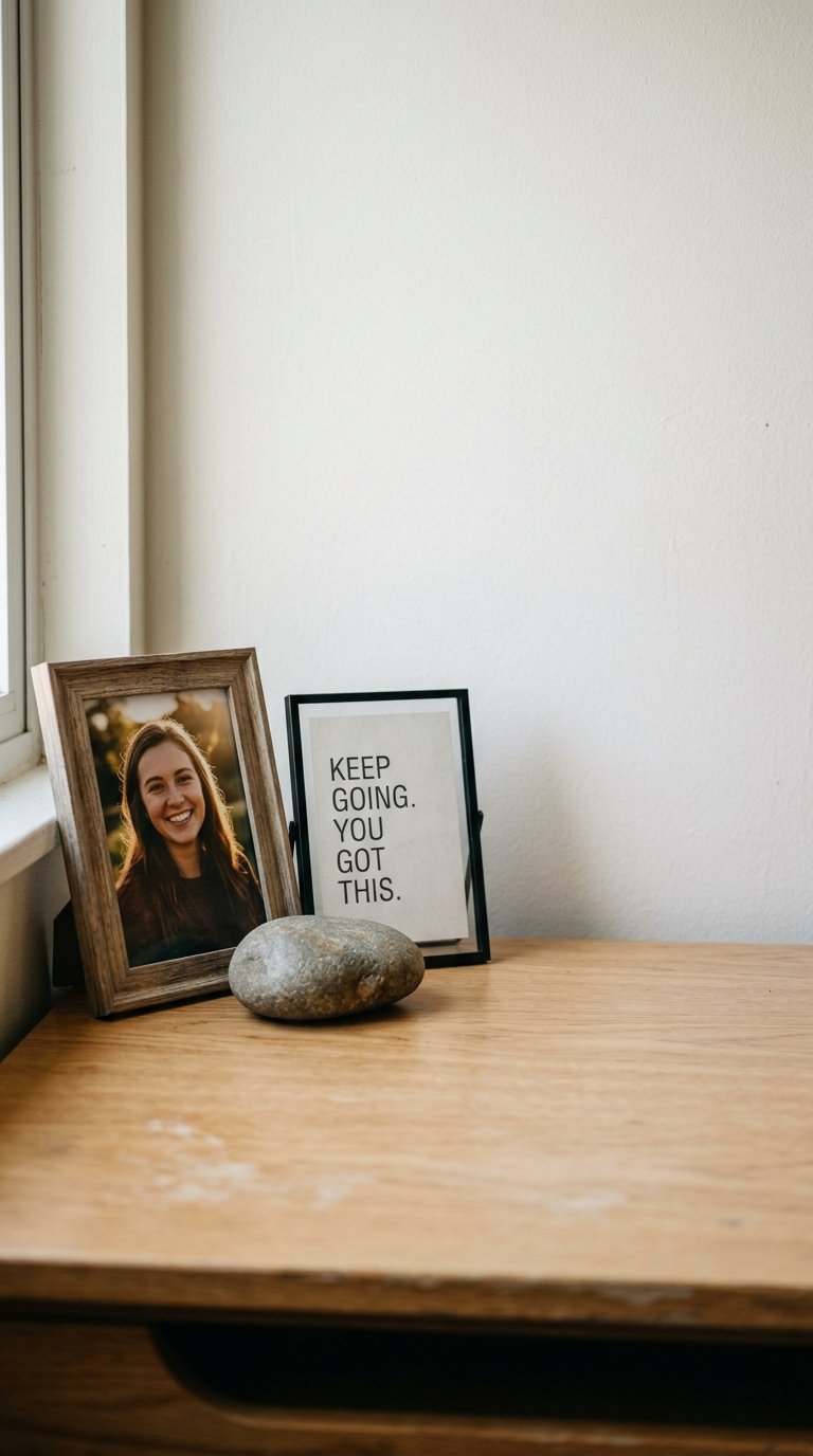 Style the Desk With Personal Items That Motivate You