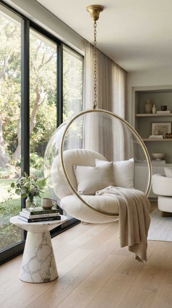 The Hanging Bubble Chair