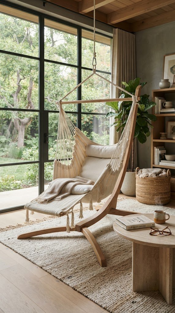 The Reading Hammock Chair With Foot Rest
