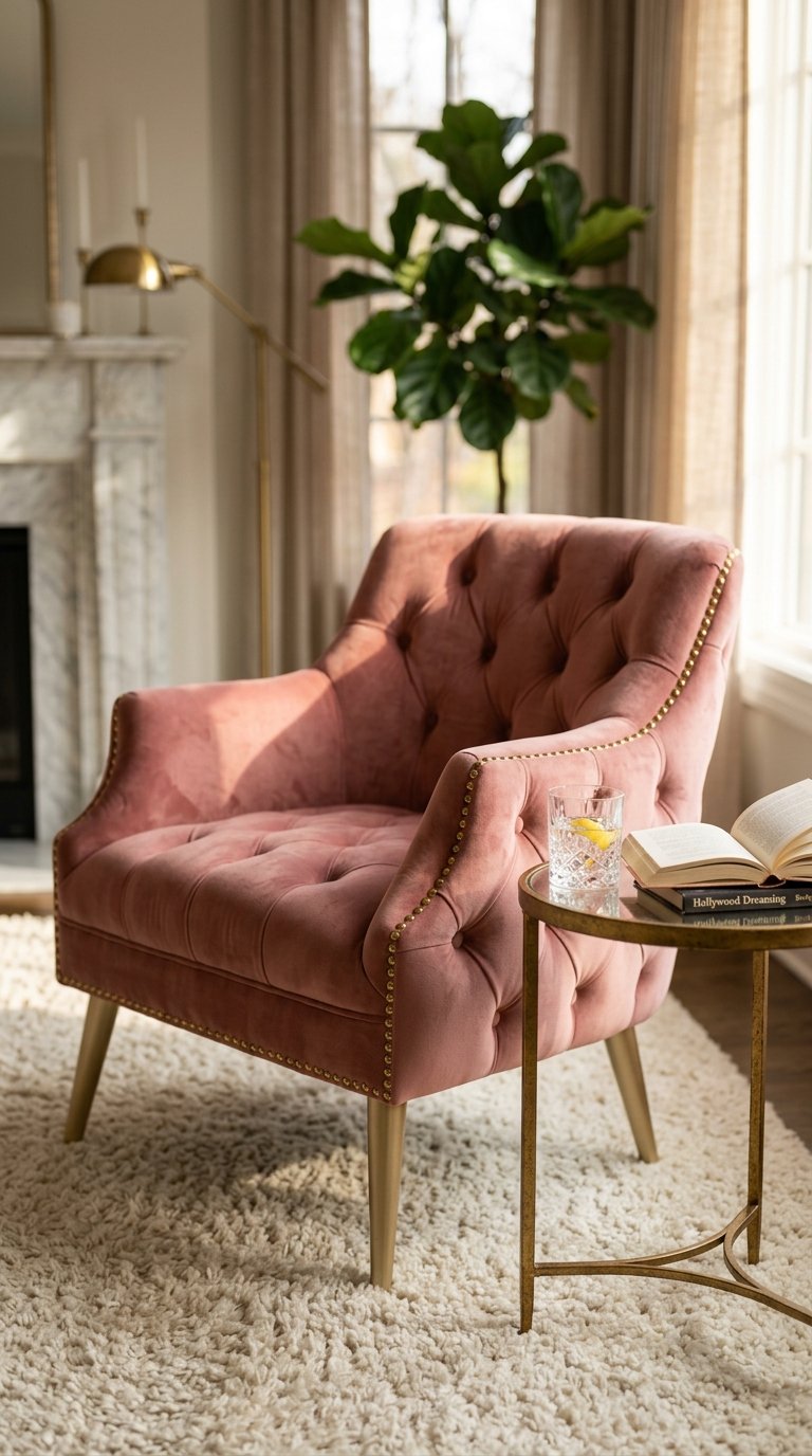 Tufted Furniture for Old Hollywood Depth
