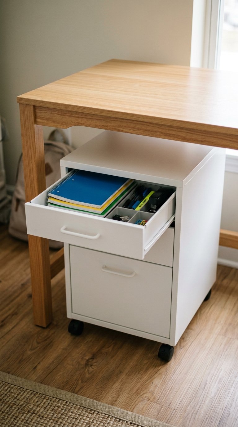 Under-Desk Storage to Expand Your Space
