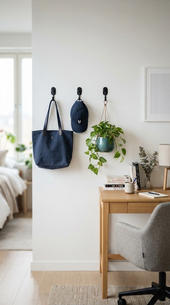 Use Blue Command Hooks for Functional Wall Decor