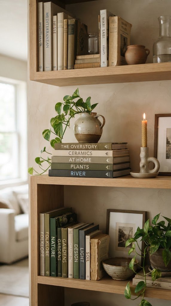 Use Books as Decor Objects Throughout Your Room
