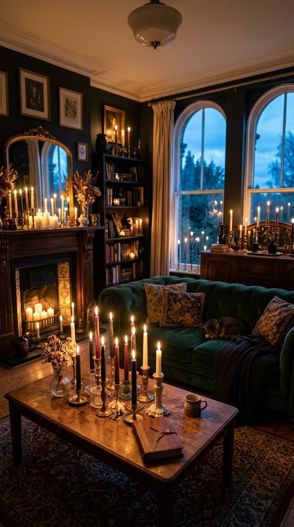 Use Candles as Your Primary Decorative Light Source