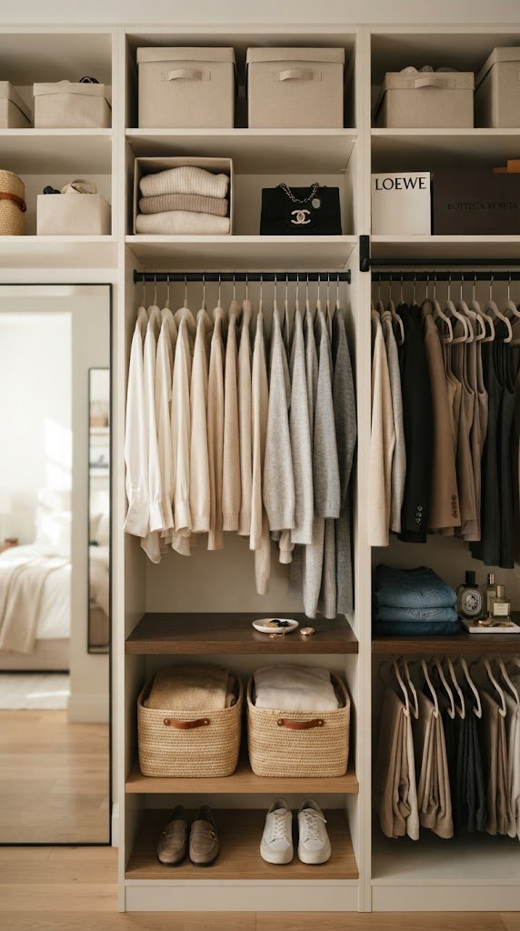 Use Matching Hangers Across the Full Closet