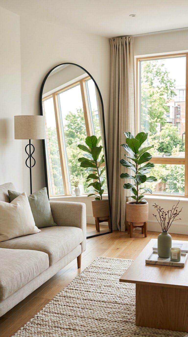 Use Mirrors Strategically to Double Your Perceived Space