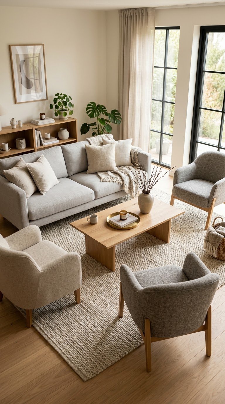 Use Rugs Sized Correctly for Your Space
