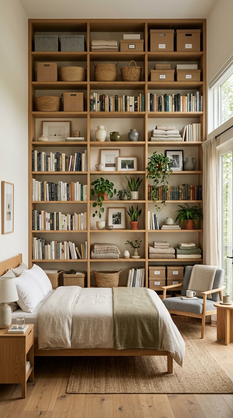 Use Vertical Space With Floor-to-Ceiling Shelving