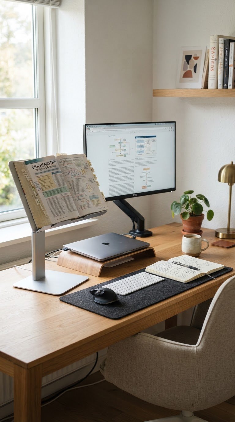 Use a Document Holder Beside Your Screen