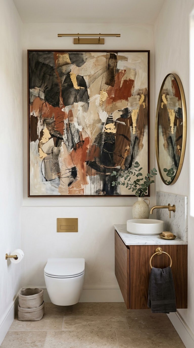 Use a Single Large Piece of Artwork Instead of a Gallery Wall